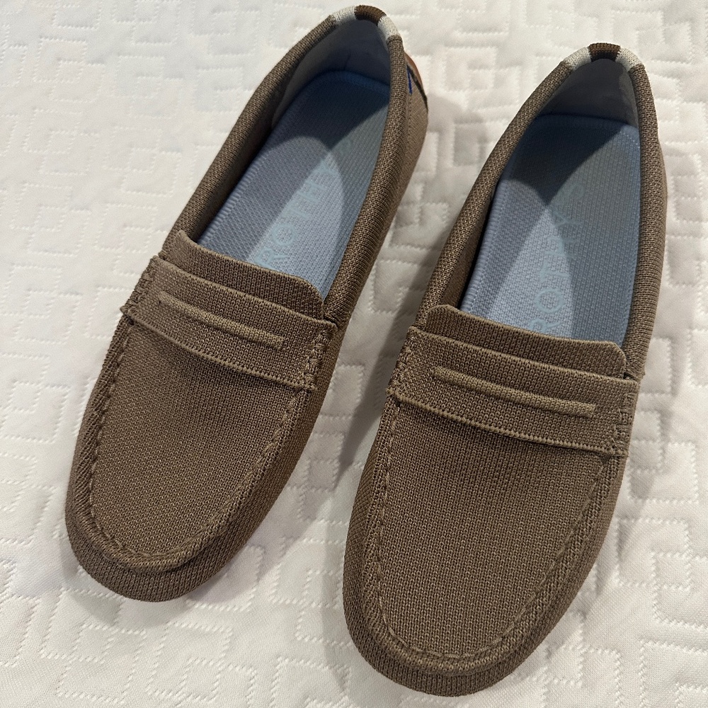 Rothy’s The Driver Loafer in Latte